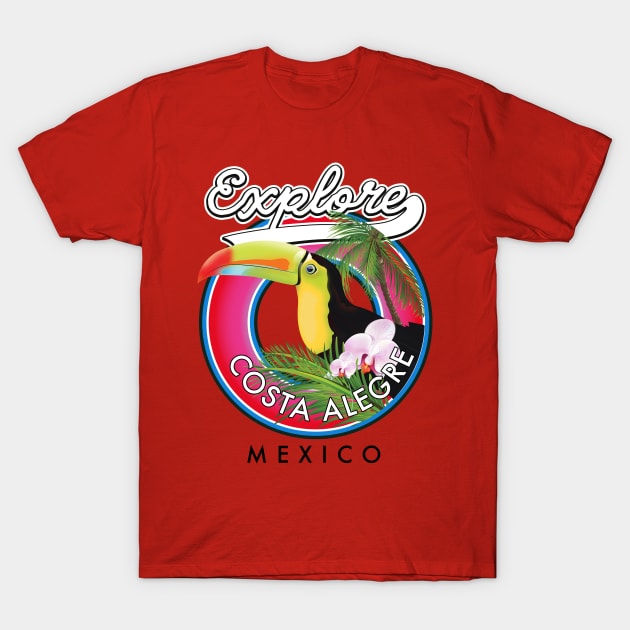 Explore Costa Alegre logo T-Shirt by nickemporium1